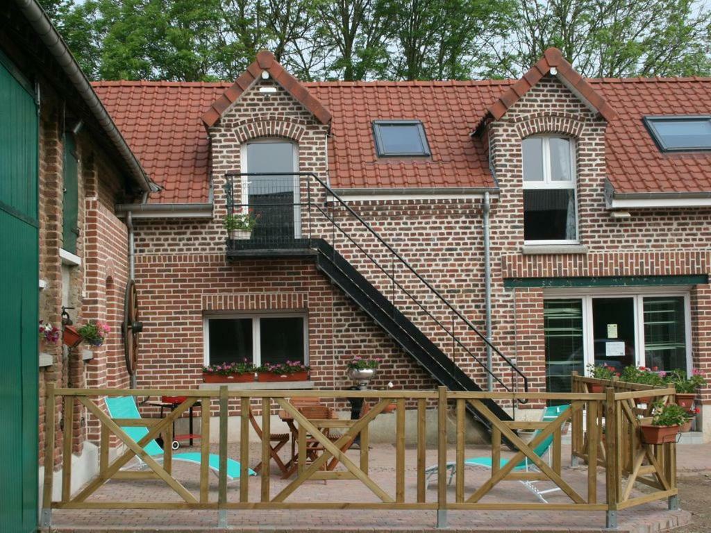 Au Gite Du Treuil Monchy-au-Bois Esterno foto